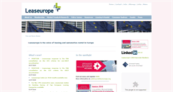 Desktop Screenshot of leaseurope.org